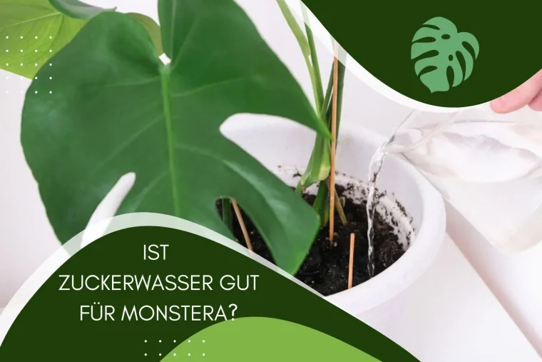 Zuckerwasser gut oder schlecht für Monstera