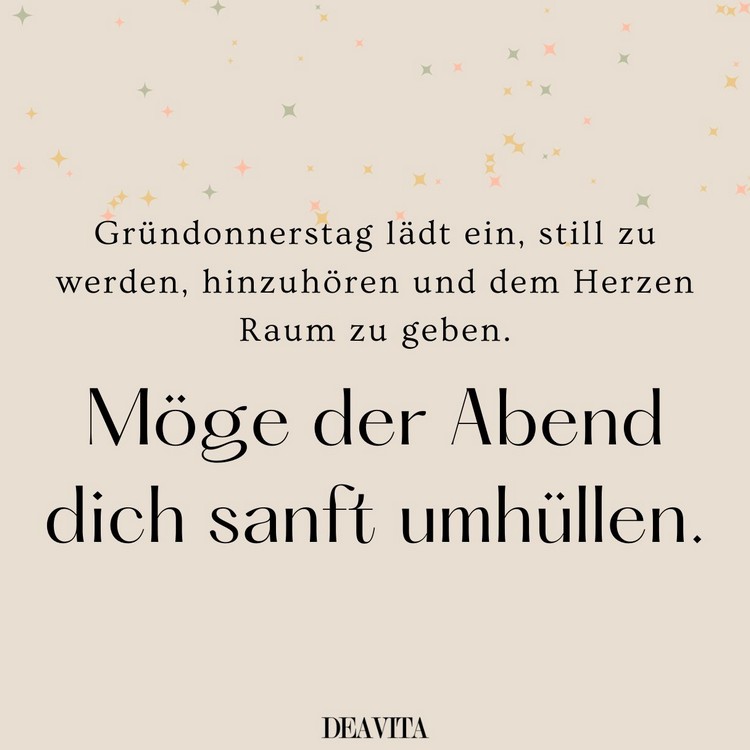 Gründonnerstag lädt ein, still zu werden, hinzuhören und dem Herzen Raum zu geben