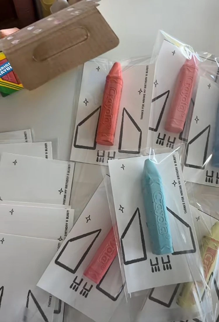 kreide mitgibsel für kleine astronauten rakete idee