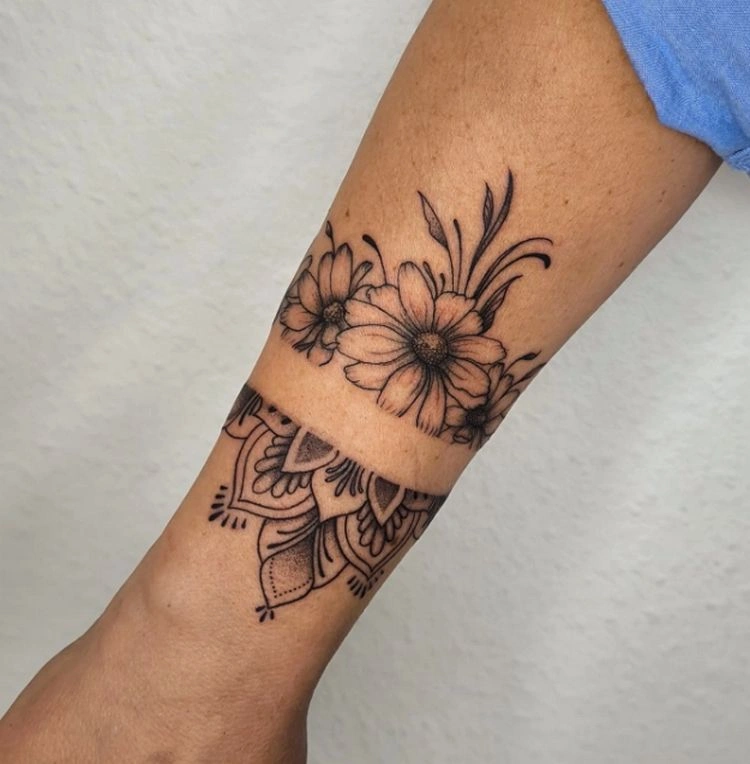 lotusblume mit anderen motiven als vorlage