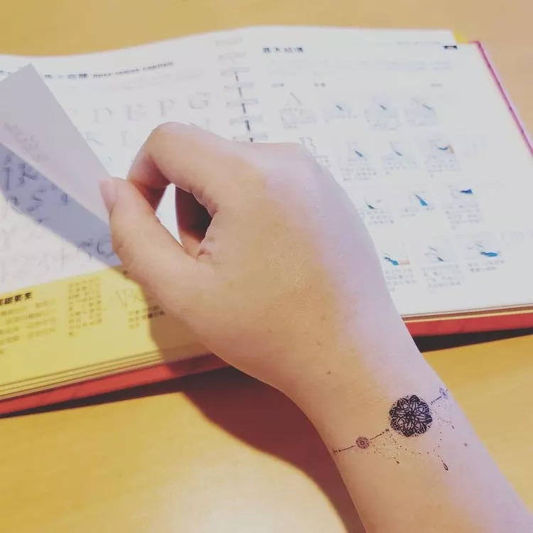 mandala kette tattoo