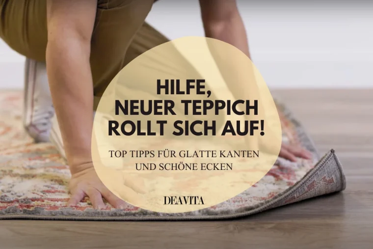 neuer teppich rollt sich auf