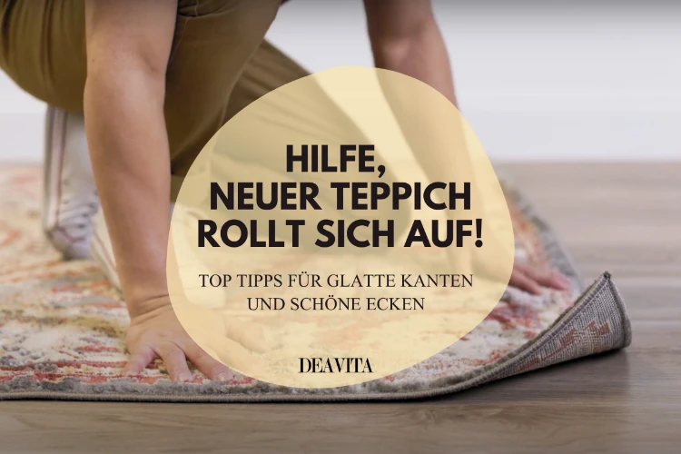 neuer teppich rollt sich auf