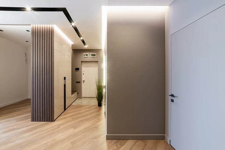 offener flur und walk in kleiderschrank