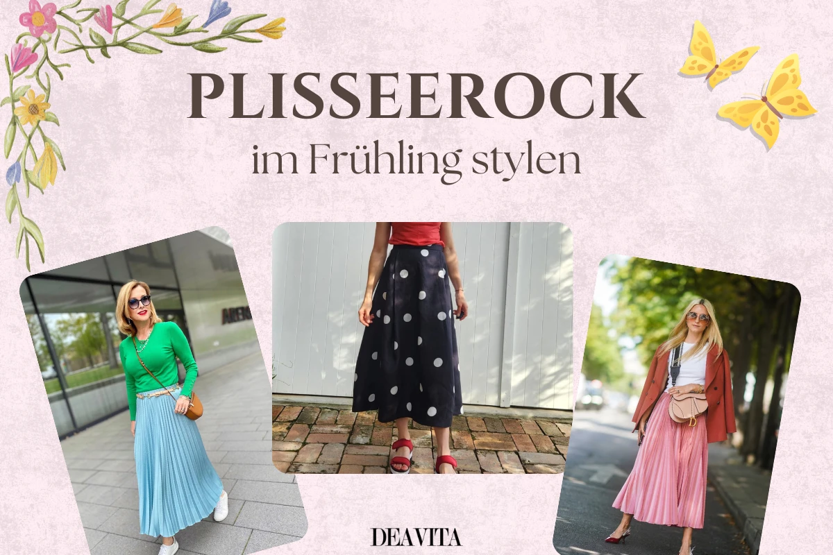 plisseerock im fruehling