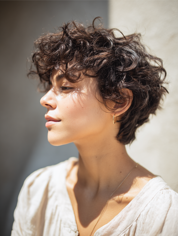 soft crop haarschnitt für lockiges haar