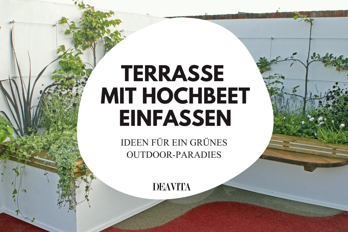 terrasse mit hochbeet einfassen
