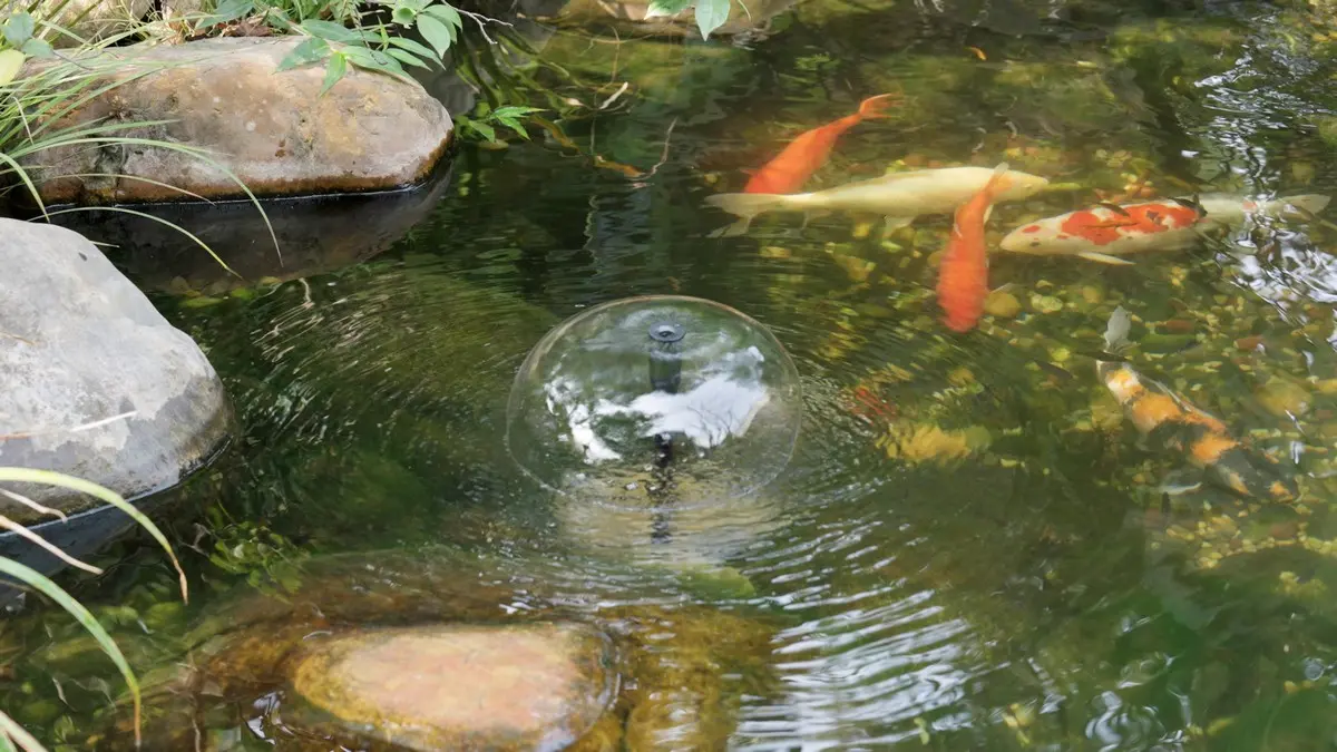 Umweltfreundlicher Biling Solarbrunnen für den Gartenteich