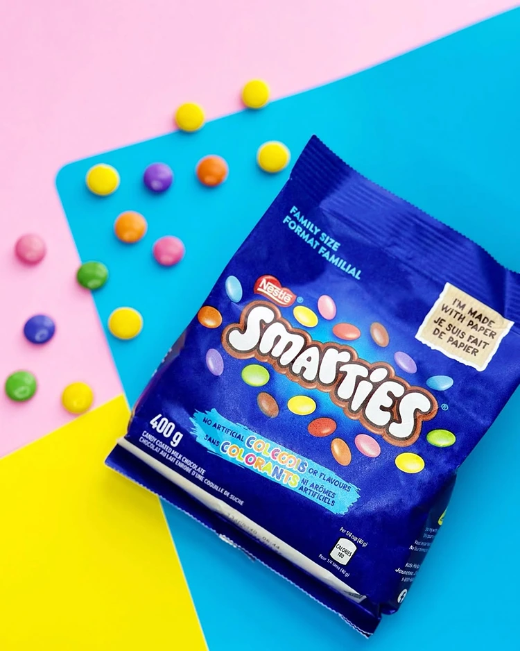 abschiedsgeschenk erzieherin mit smarties basteln