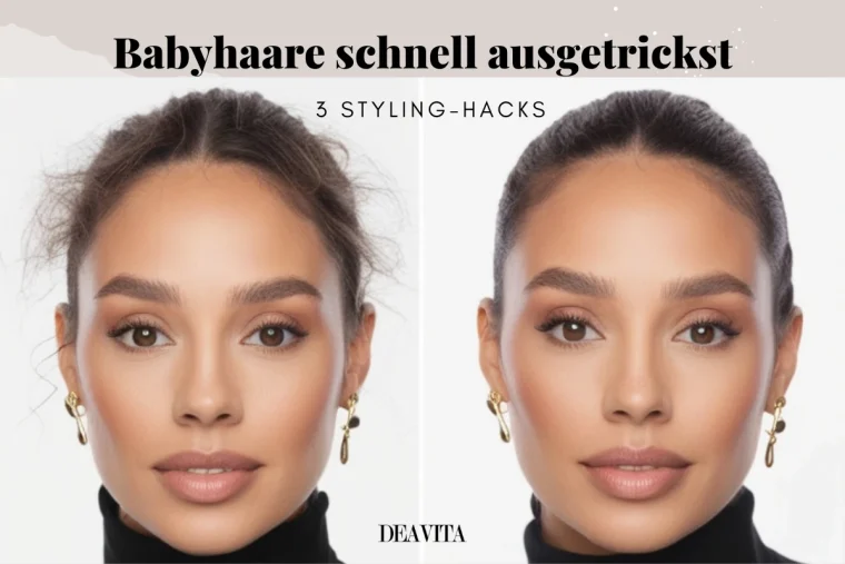 babyhaare schnell glätten und stylen