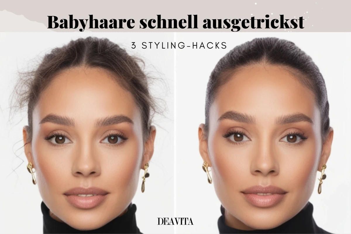 babyhaare schnell glätten und stylen