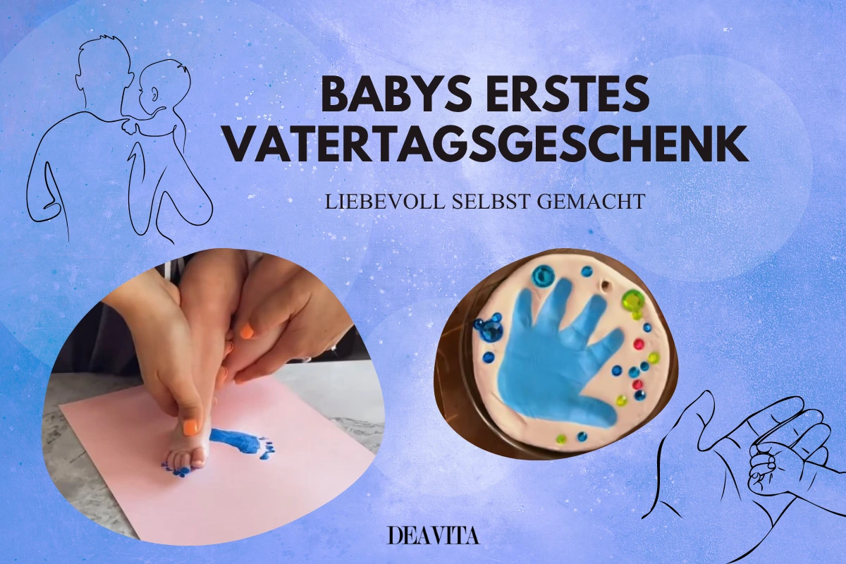 babys erstes vatertagsgeschenk liebevoll selbst gemacht