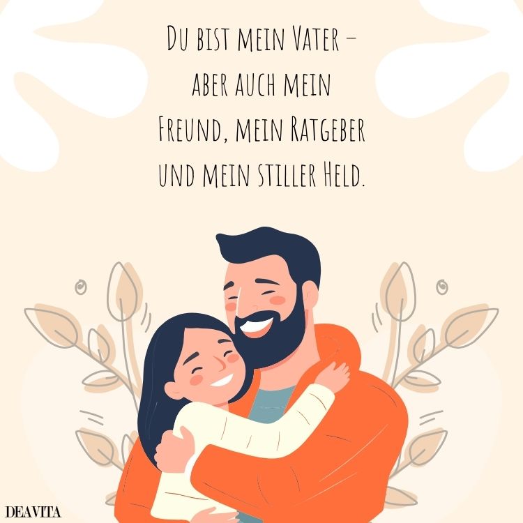 bild zum vatertag mein stiller held