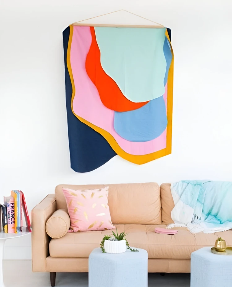 diy dekoration aus alten gardinen