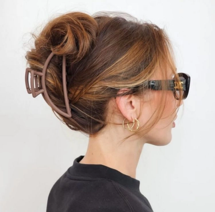 elegant und lässig french twist hair