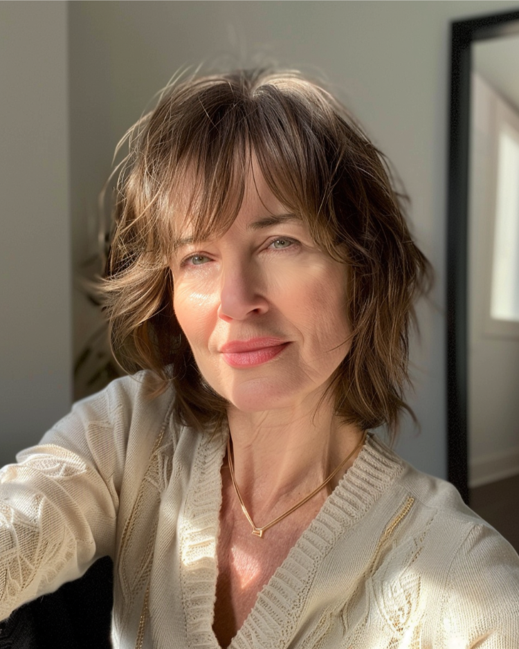 fransige kurzhaarfrisuren für frauen ab 50