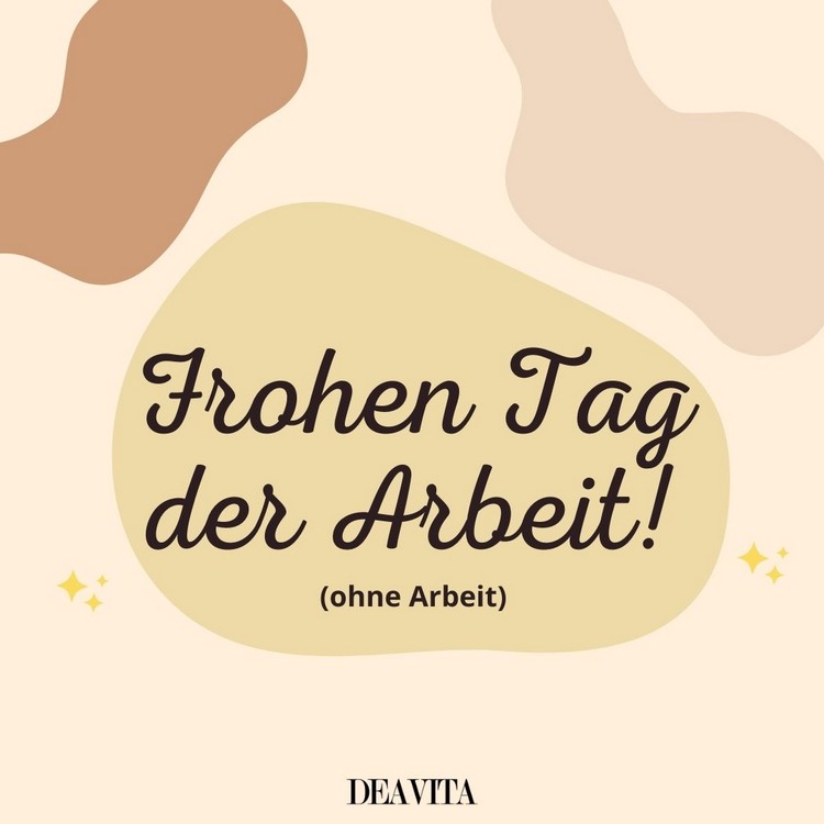 Frohen Tag der Arbeit der Familie und Freunden wünschen