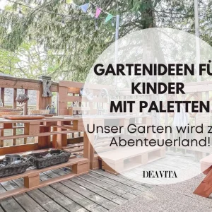 gartenideen für kinder mit paletten