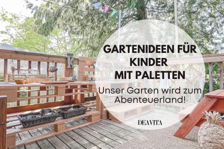 gartenideen für kinder mit paletten