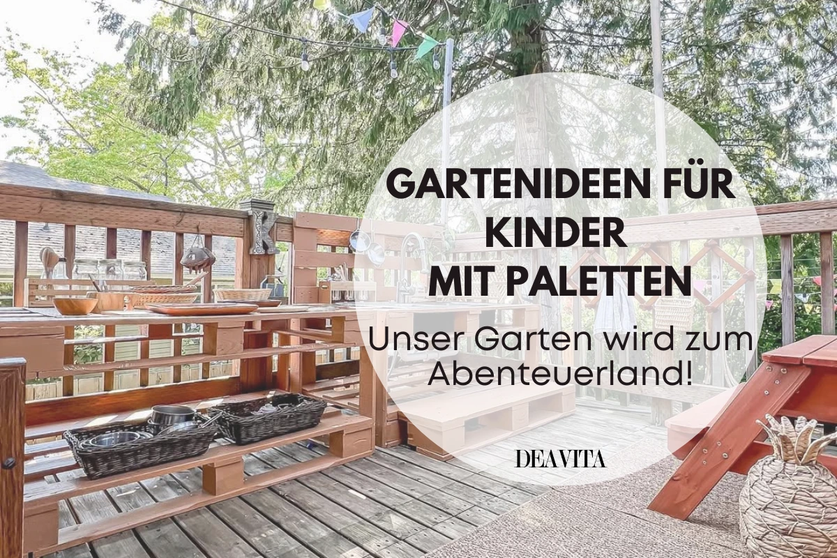 gartenideen für kinder mit paletten