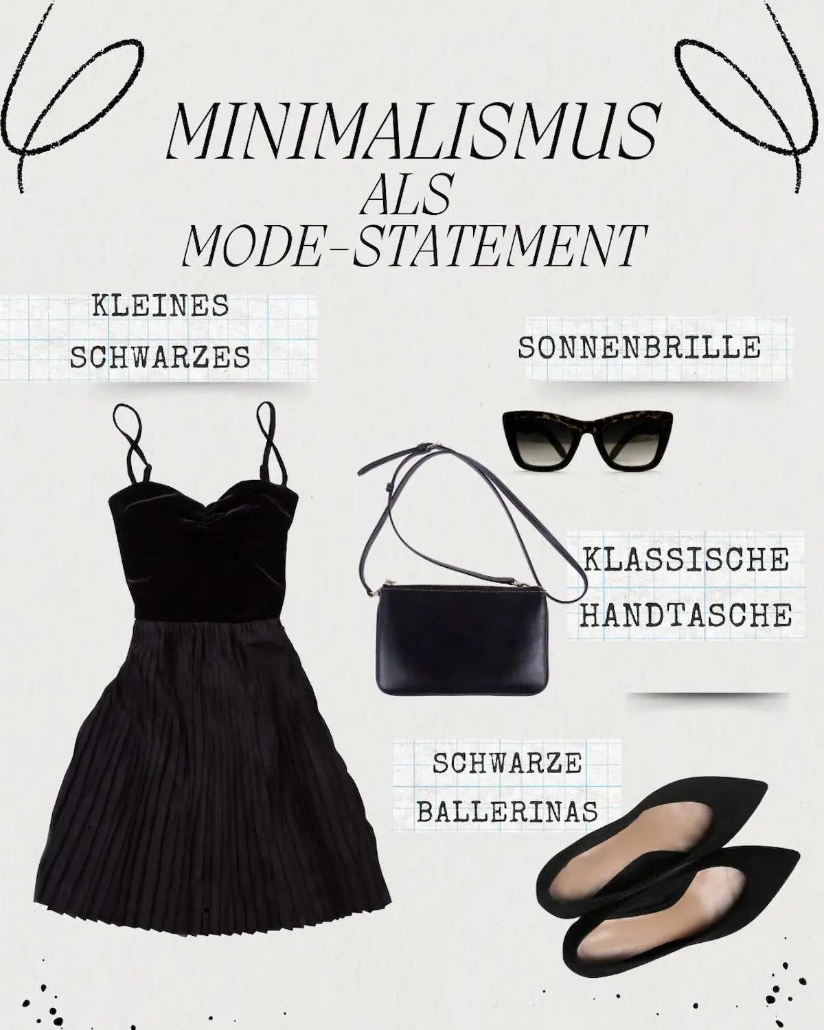 das kleine schwarze Kleid richtig kombinieren