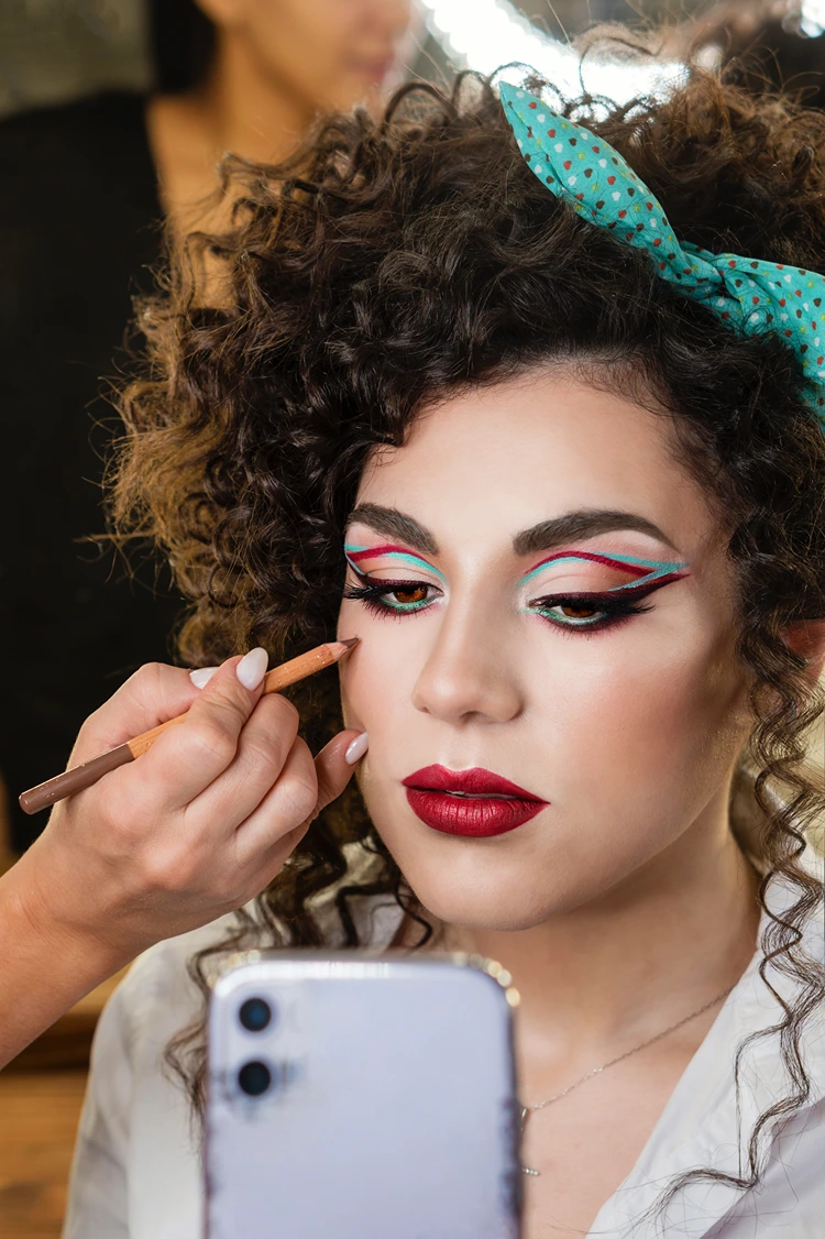 make up mit retro flair – schritt für schritt