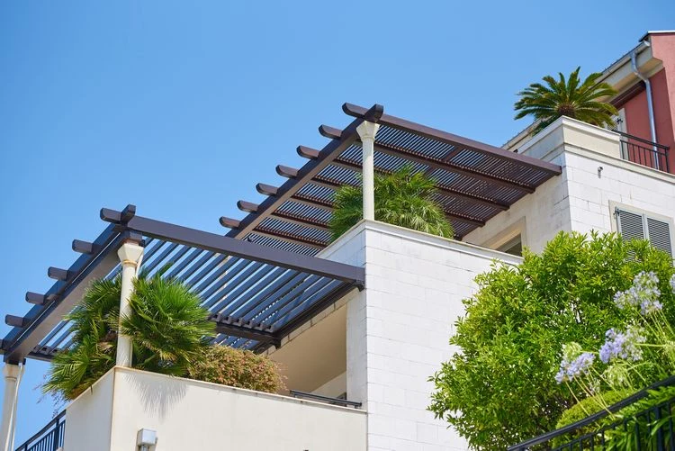 pergola ist die trendige möglichkeit für beschattung
