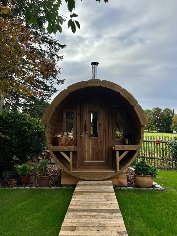 sauna im eigenen garten