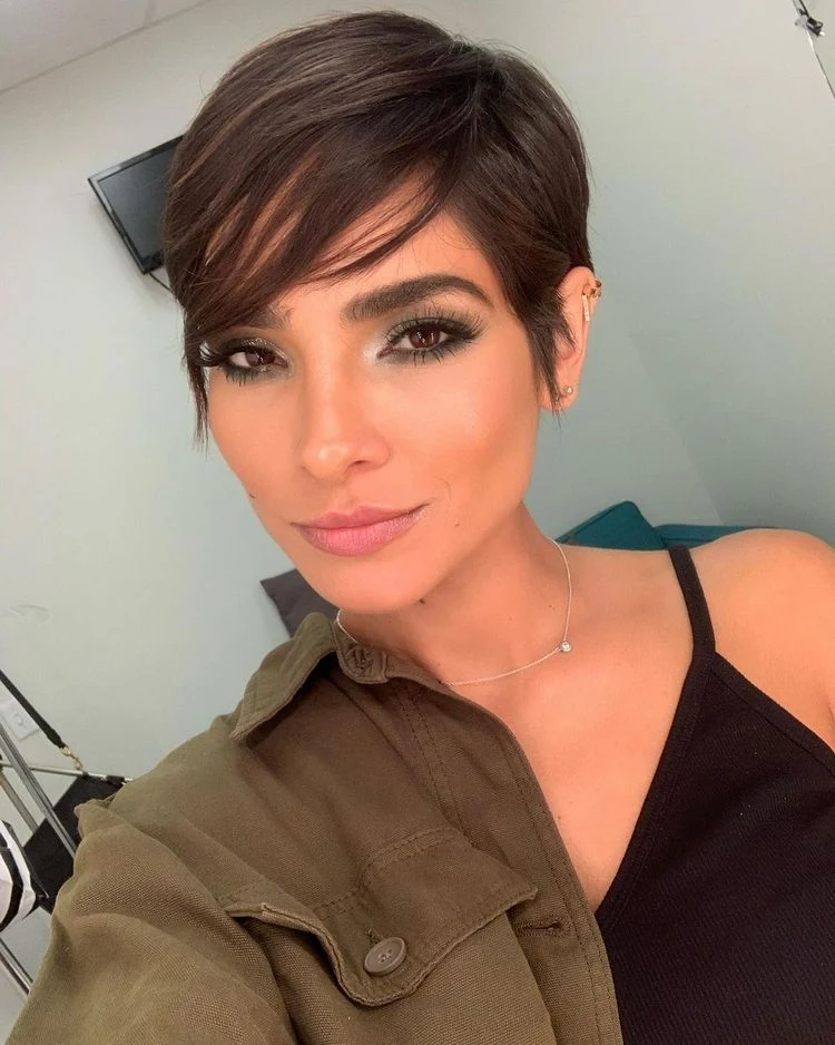 schicker pixie cut für wenig haare