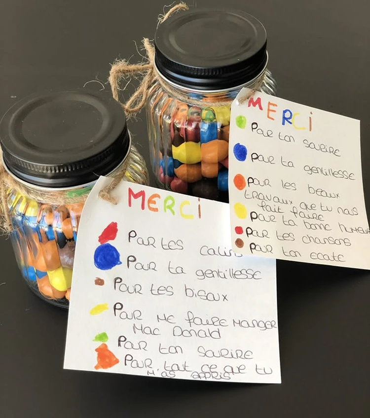 smarties im glas abschiedsgeschenk für erzieherin