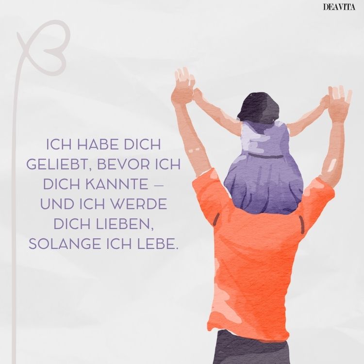 spruch vater tochter liebe kostelos zum teilen