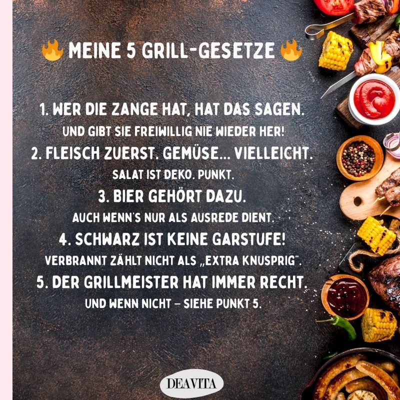 whatsapp sprüche grillen lustig 5 grill gesetze