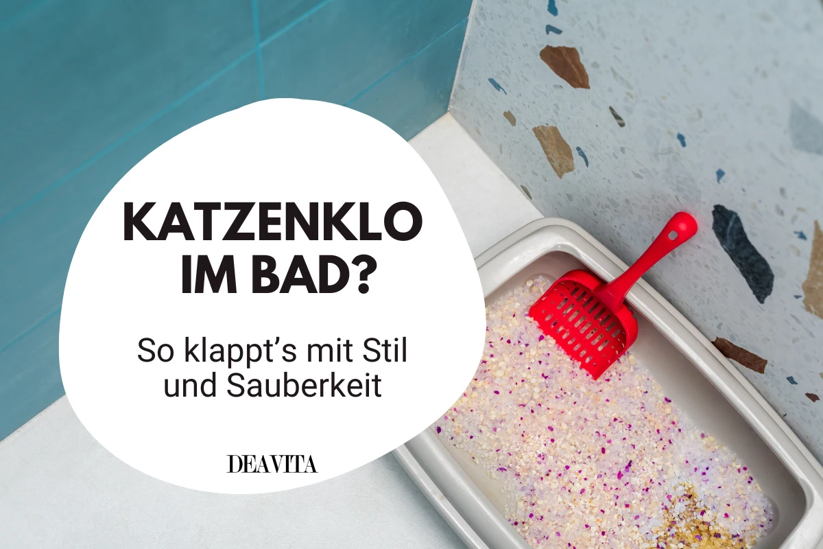 wohin mit dem katzenklo im badezimmer