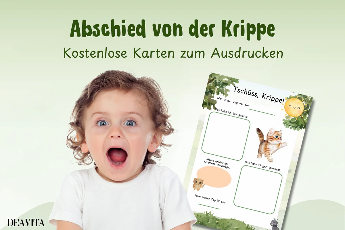 abschiedskarten für die krippe für den wechsel in den kindergarten