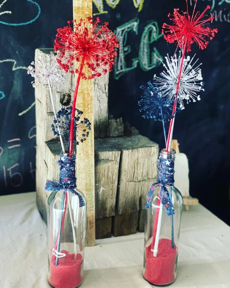 allium samenkapseln nach wunsch bemalen