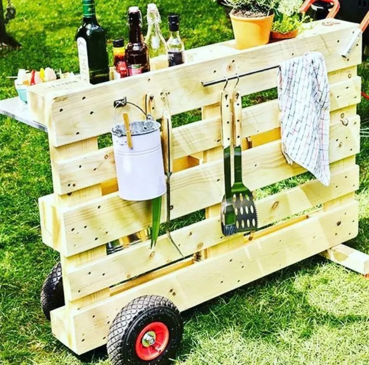 beistelltisch für den garten