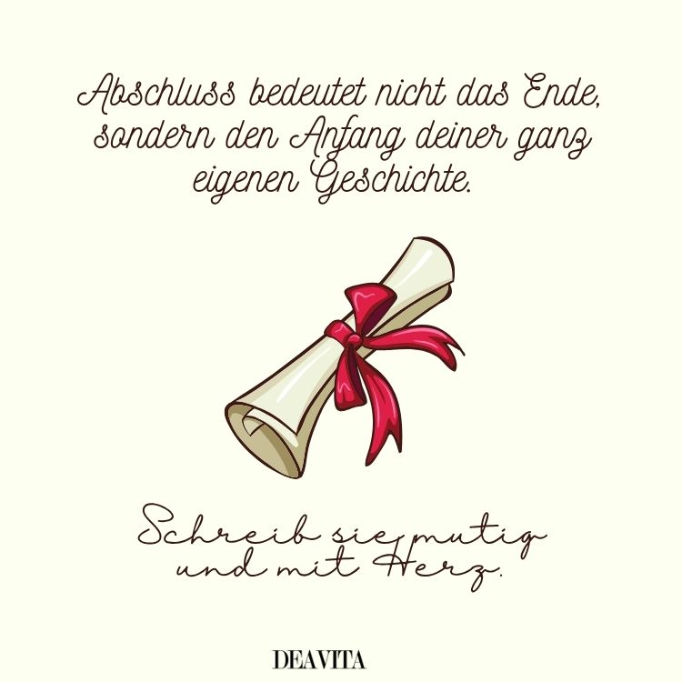beste schulabschluss sprüche und glückwünsche