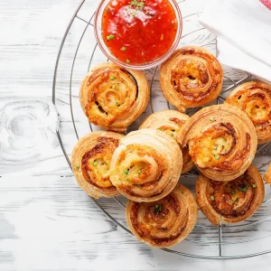 Blitzrezept für jeden Anlass - Tomaten-Schnecken aus Blätterteig zubereiten