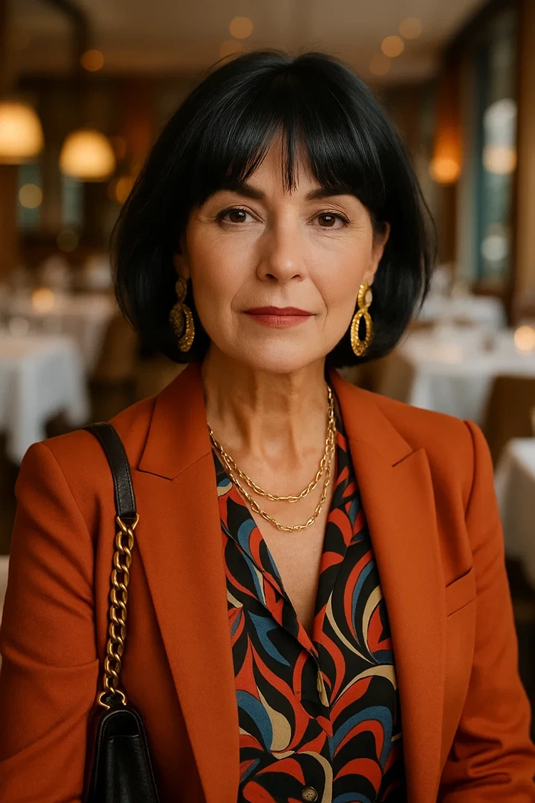 bob mit curtain bangs kurzhaarschnitte ab 60