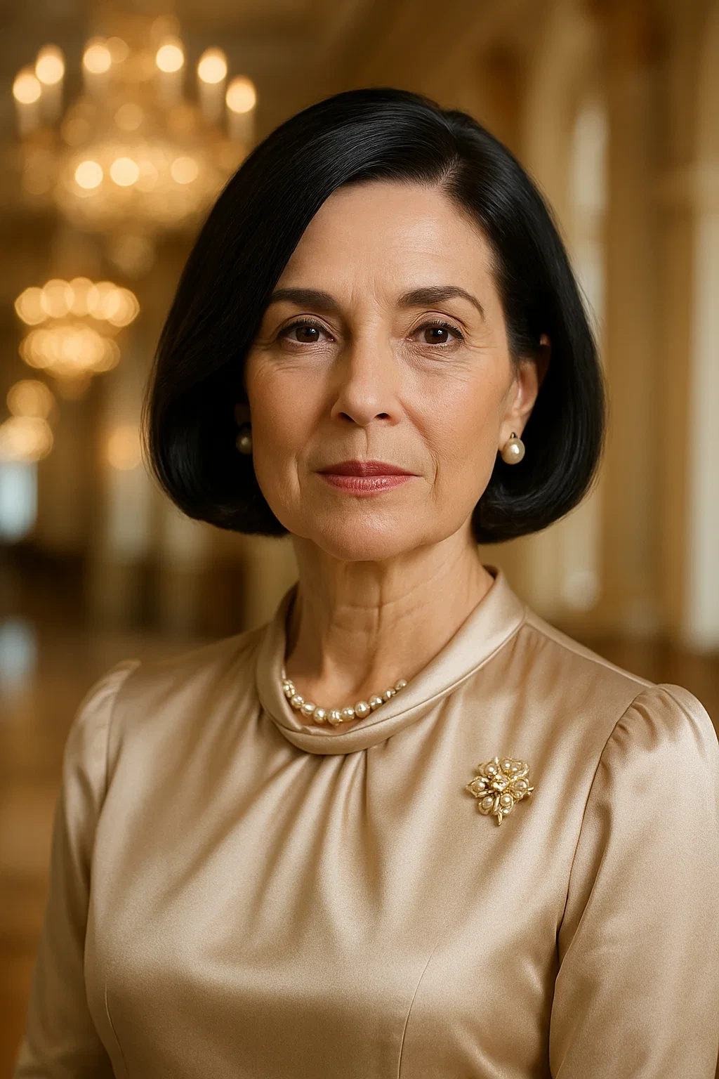 bob mit seitenscheitel frisuren für frauen ab 60