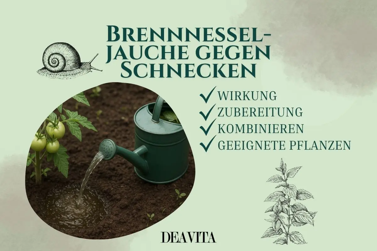 Brennnesseljauche gegen Schnecken einsetzen - Tipps, Zubereitung und geeignete Pflanzen