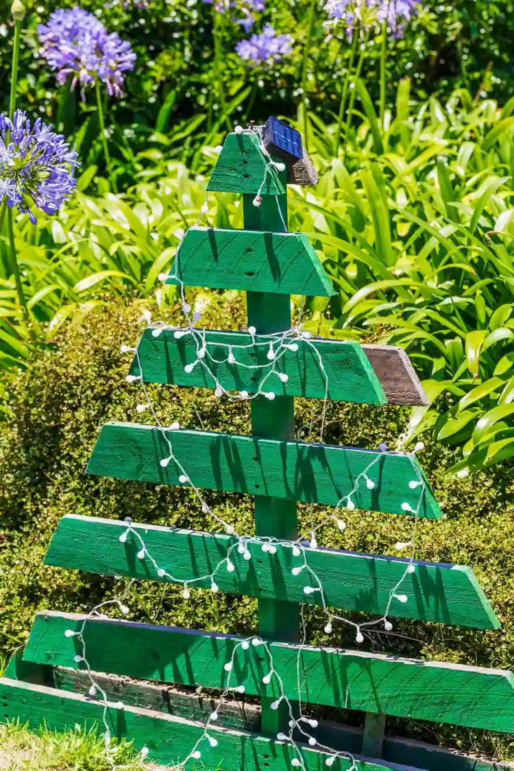 deko idee mit palette baum kreieren