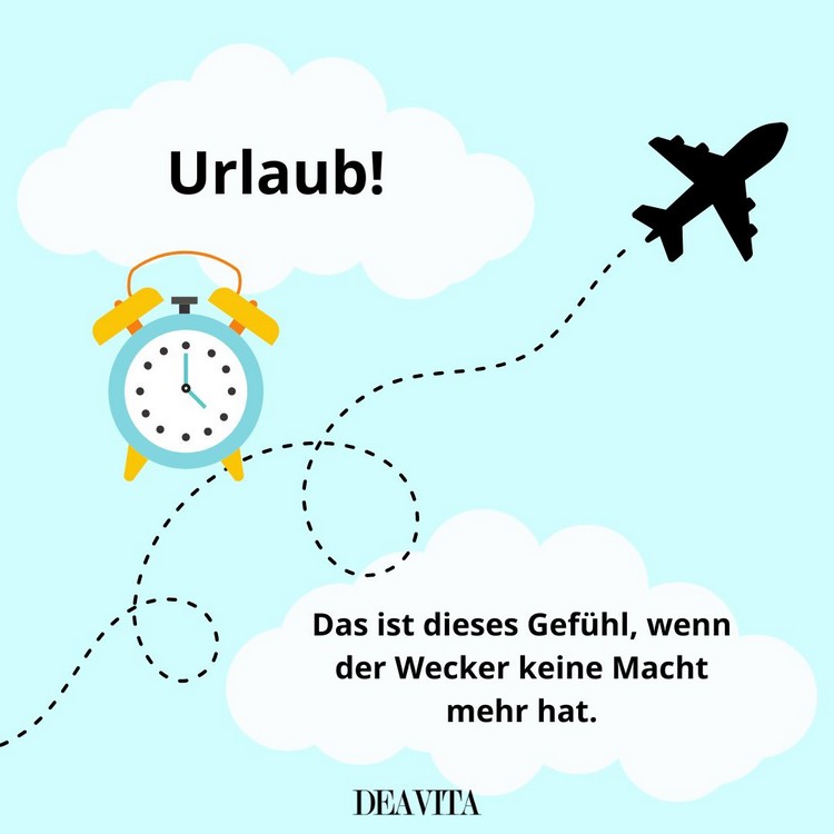 Dieses schöne Gefühl, wenn der Wecker keine Macht mehr hat