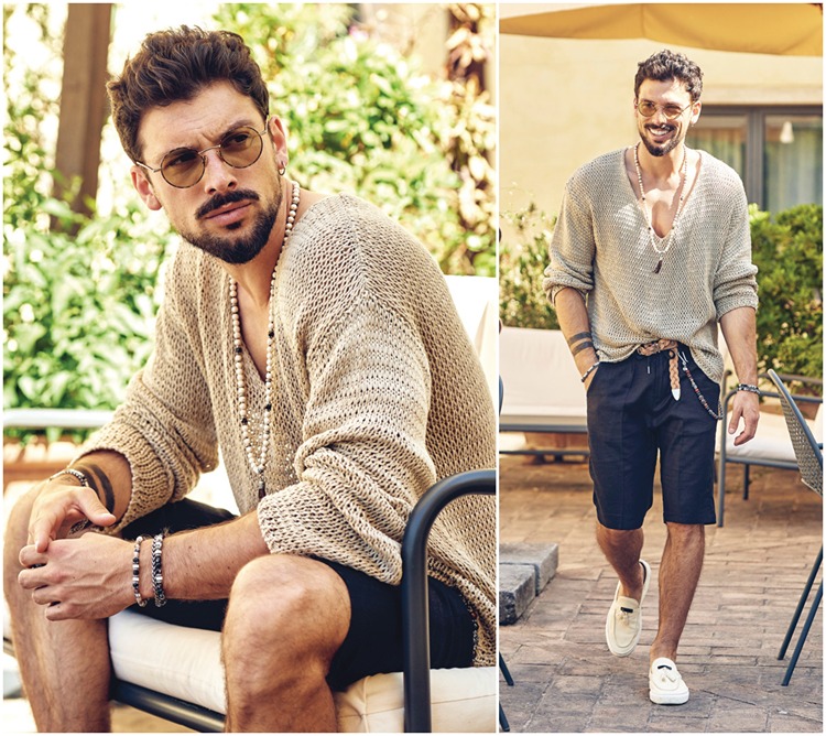 grobstrickpullover und accessoires im retro look