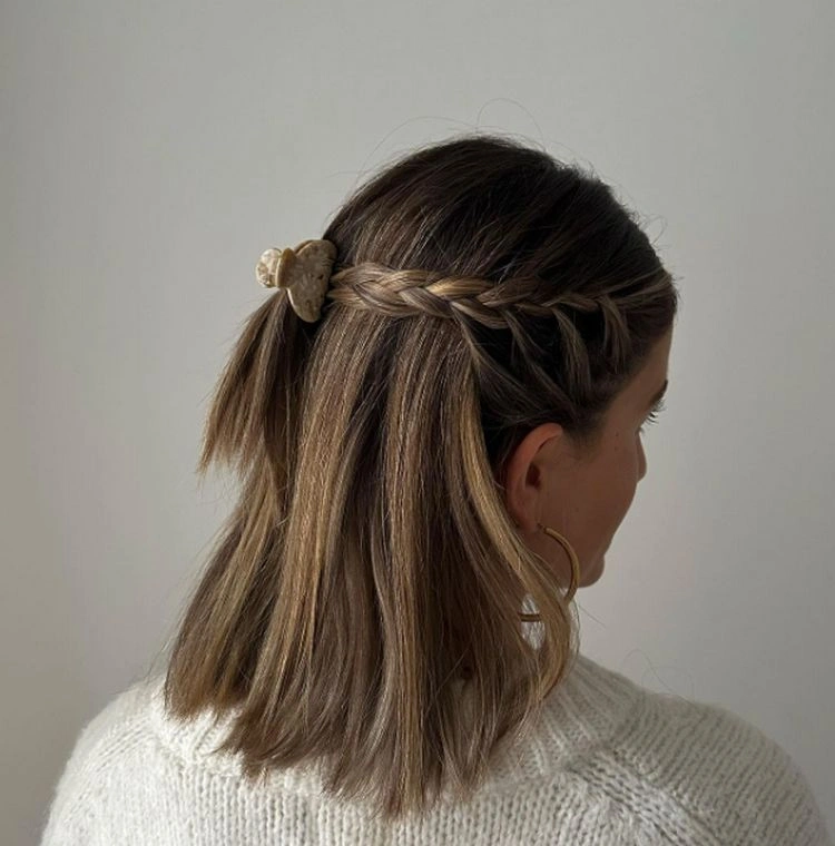 kleine zöpfe sorgen für eleganz