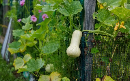 Kürbis hochbinden für gesunde Pflanzen und Früchte