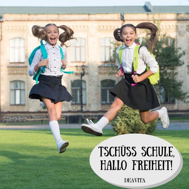 letzter schultag vor den sommerferien tschüss schule hallo freiheit
