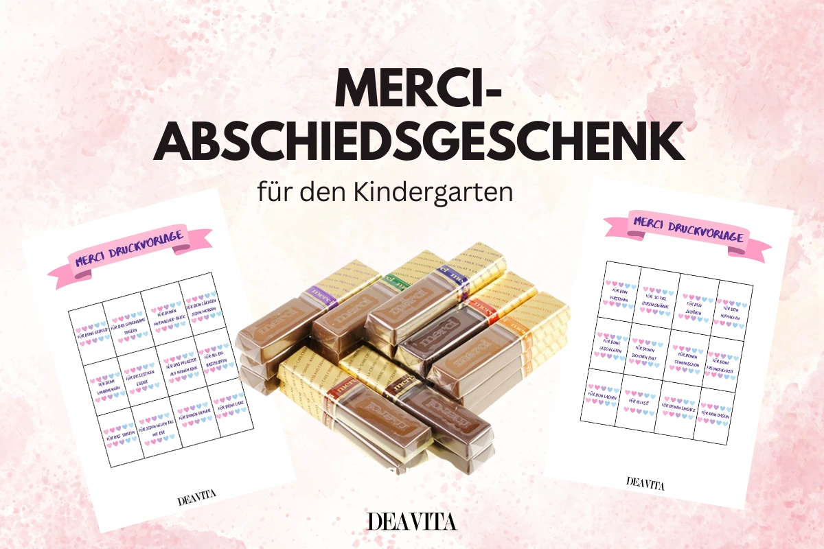 merci abschiedsgeschenk für den kindergarten