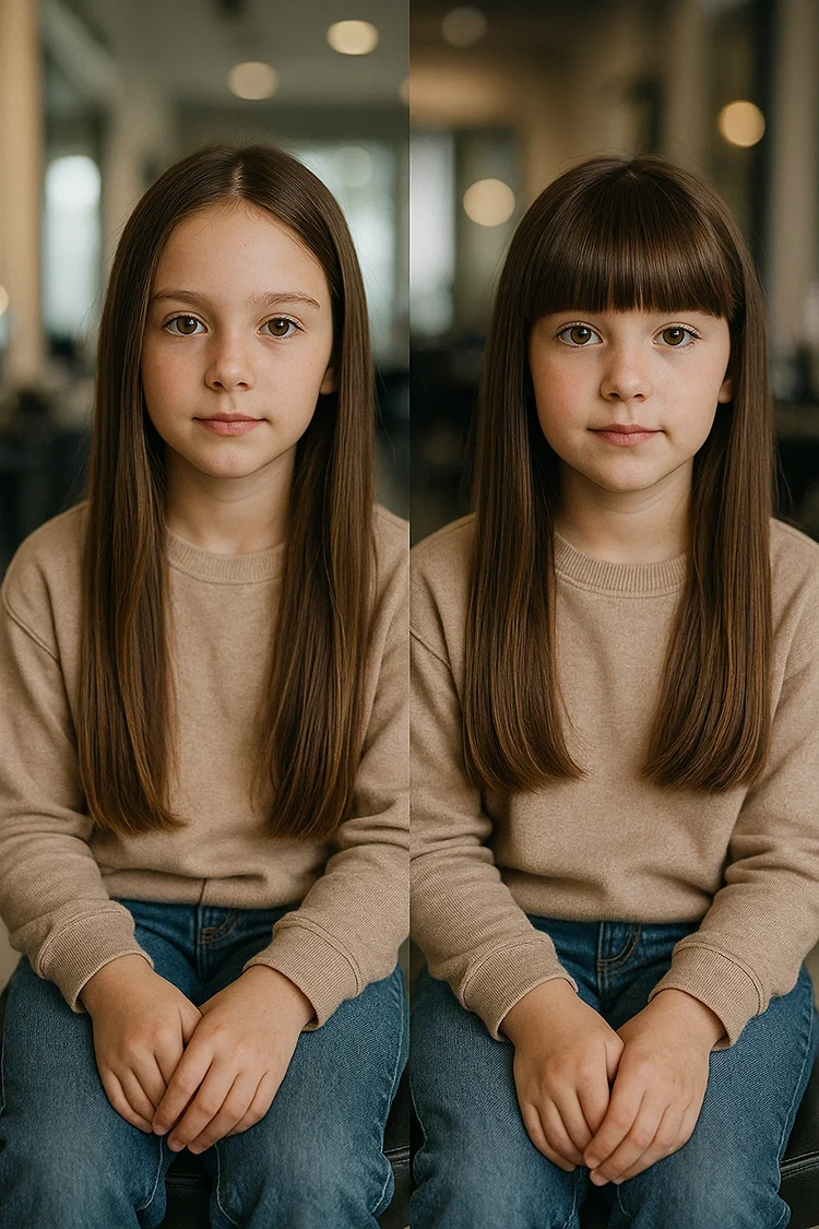 pony schneiden oder nicht vorher nachher foto