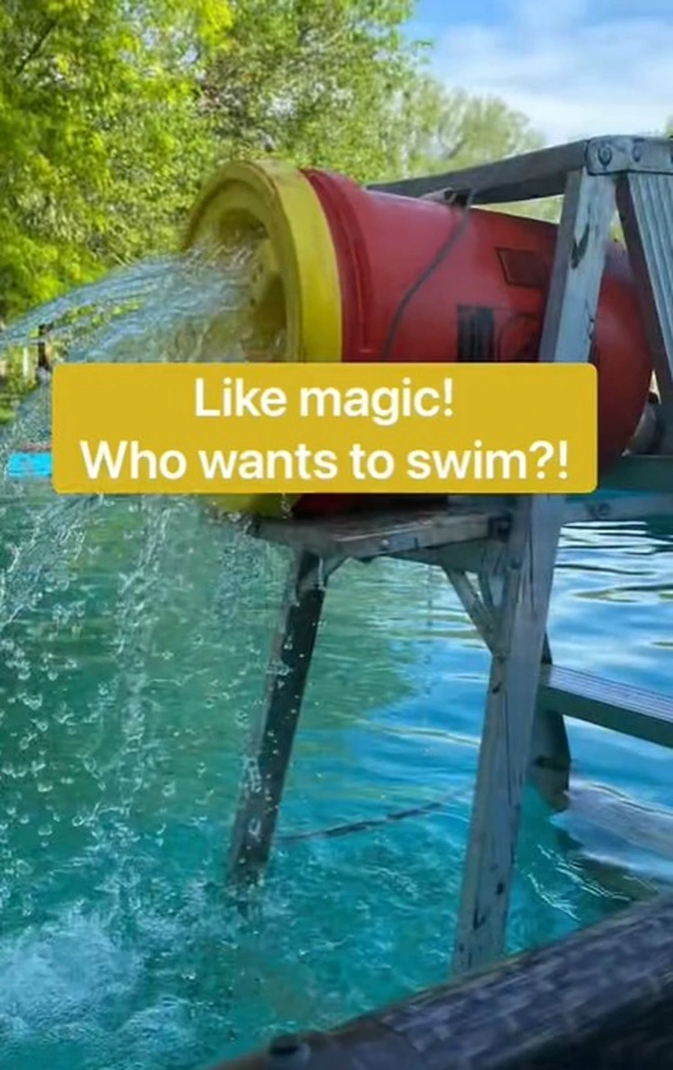 sauberes poolwasser mit fülwatte trick